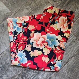 LOFT Petite Floral Cropped Pants 10P